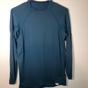 NRS UPF50+ Blue long sleeve fit swimwear. Size M